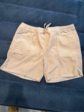 bp Tan Corduroy Drawstring Shorts